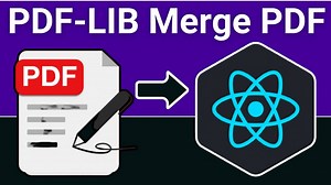 React.js PDF-LIB PDF Editor Project to Merge Multiple PDF Documents in Browser Using JSX