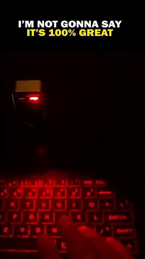 Type with a LASER Keyboard!?