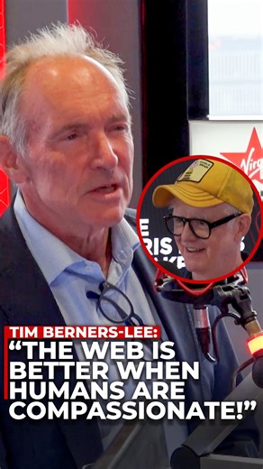 4.2K views · 16 reactions | The founder of the World Wide Web says it works best when humans are compassionate  Download the Virgin Radio app and listen live to the Chris Evans Breakfast Show with @tnluk every weekday from 6:30am-10am | Virgin Radio UK | Facebook