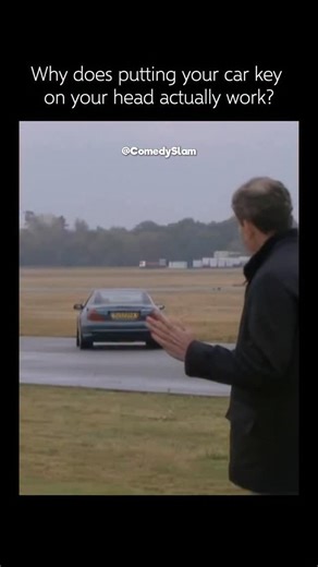 Memes on Instagram: "🎬 Fun fact: The “Top Gear Key Range” test is a classic piece of Jeremy Clarkson “science” where he tested if holding a car remote to your head would increase its signal range. Interestingly, this is actually based on a real phenomenon where the fluid in your skull acts as a conductor/antenna, effectively extending the reach of the radio waves. The segment became a viral sensation because of Clarkson’s bewildered reaction when the trick actually worked, allowing him to lock