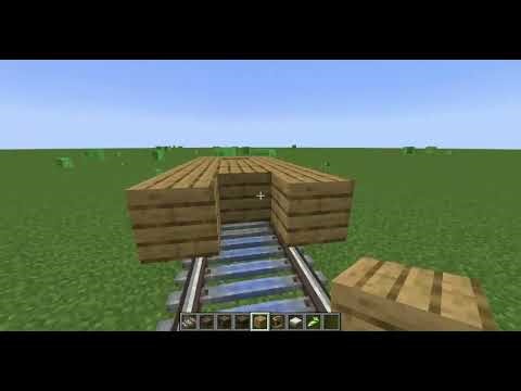 How to build a working train in Minecraft create