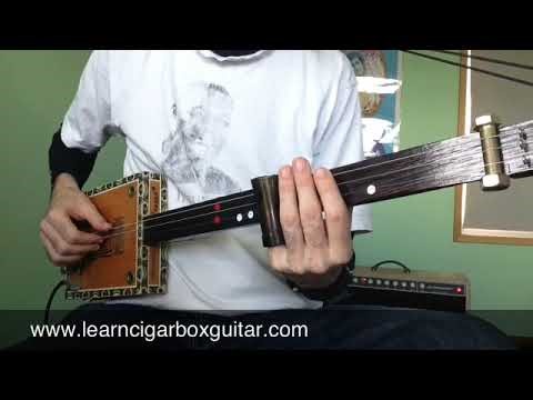 LearnCigarBoxGuitar.com archive. 3 string slide course #12