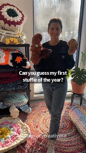 This was one of my very first original stuffie patterns I designed, and it’s still one of my faves 🥹 I haven’t made a giraffe in SO long, and it was fun getting back to making one of my OG jumbo stuffies. I love its long floppy neck! I’m so thankful for my past self who decided to start recording my patterns!Stuffies orders are now open on my website. Everything is made-to-order, so it usually takes at least a few weeks. I’m also hoping to finally share more stuffie patterns this year…should a 