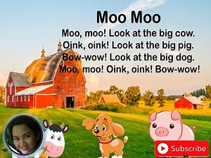 Moo Moo Lyrics - 51talk Nursery Rhyme