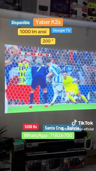 Ya disponible el proyector Yaber K2s. Comercial Indana, planta baja, local 89 Santa Cruz-Bolivia #bolivia🇧🇴 #yaberk2s #proyector #cineencasa #santacruzdelasierra🇳🇬 @EnviosYa_Bolivia @MI DELIVERY