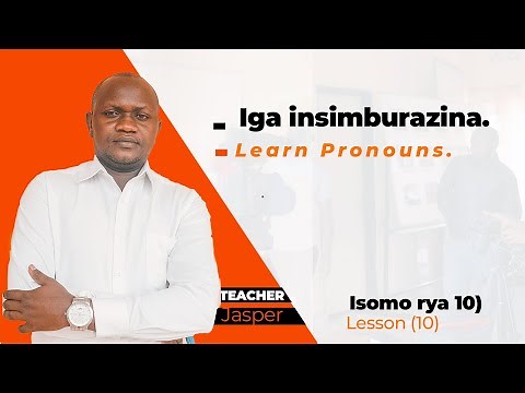 Eng 9. Urakimenya da! Icyongereza Ngizo insimburazina|You will get English very soon! | pronouns