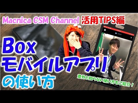 【Box：活用TIPS編】Boxモバイルアプリの使い方