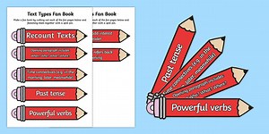 Pencil Themed Recount Writing Prompt Fans