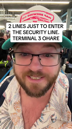 Ohare is an absolute zoo. Hope you aren’t late for your American Airlines flight 😂