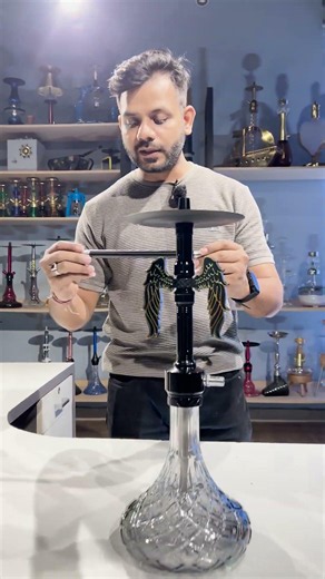 Zealous Wingman Hookah Review Part 1 | Premium Black Cut Glass Base & First Look