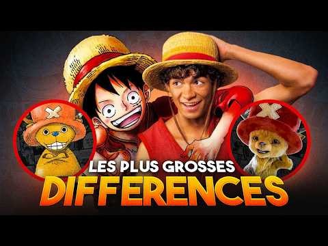 ALL THE DIFFERENCES between ONE PIECE and the LIVE ACTION!