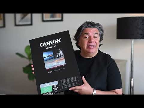 Choosing a paper : Canson® Infinity ARCHES® Aquarelle Rag