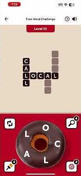 Tim Hortons, Tims Word Challenge L-33, Level 33