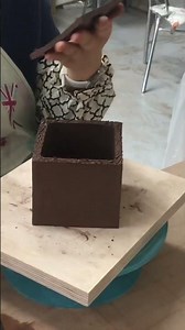 Ceramic box making #handmadeceramics #pottery #studiopottery #ceramics #clay #ceramics #ceramicart