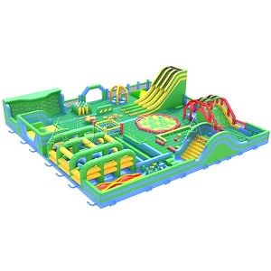[Hot Item] Large Challenge Game Playground Inflatable Obstacle Course Bounce House