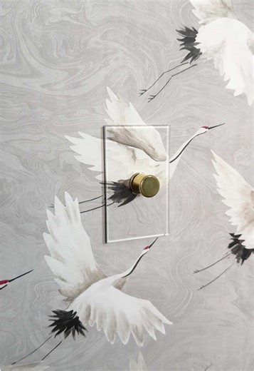 The coolest part about The Invisible Light Switch from Forbes and Lomax isn’t even the switch itself! 👇 … It’s the way it adapts to whatever is behind it — paint, plaster, wallpaper… it all works. EVEN this @VERSACE design which says a lot! … This time we’re showing a dimmer switch with a variety of different wallpapers. Not totally invisible, but seriously well camouflaged. We get them at @Casson 👈 … #homeimprovement #renovation #electrical #homedesign