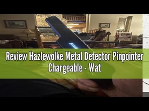 Review Hazlewolke Metal Detector Pinpointer Chargeable - Waterproof Hand-held Metal Detectors Wand w
