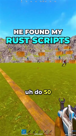 he found my scripts 🤣 #rust #rustgame #rustclips #rustttok #rustclan #rustscripts