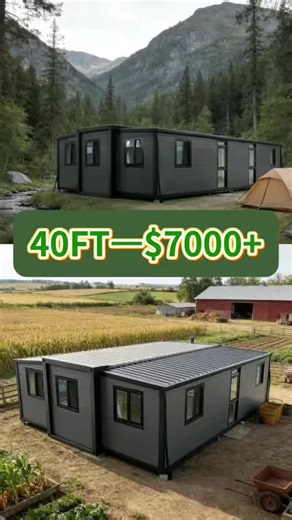 🏠 Expendable (Expandable) Container House — Smart Space Solution Our Expendable Container House is engineered for compact transport and rapid on-site expansion, transforming into a spacious, functional living or working unit within hours. 💰 Price Range: USD 4,500 – 9,000 per unit (based on size & finish) ⏳ Life Span: 60 years 🚚 Shipping: Available worldwide (cost depends on destination) 🔩 Technical Highlights Heavy-Duty Galvanized Steel Frame Fold-Out / Slide-Out Expansion System Thermal Ins