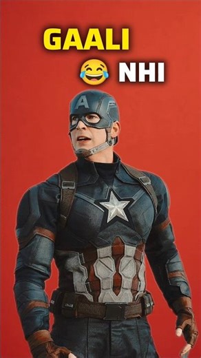 Why Captain America Hates Bad Language? 🤐 #shorts