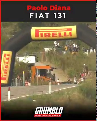 Keeping raw noise alive with Paolo Diana 31 and his trusted Fiat 131. Rally Legend San Marino 2022. | Grumblo