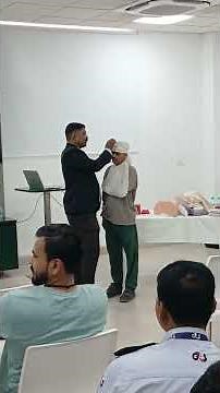 First aid head injury bandage