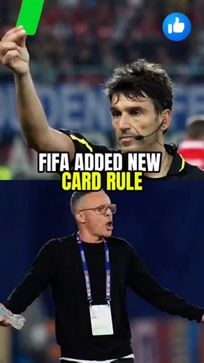 FIFA’s Green Card Explained, Managers Can Now Overrule Referees! 😱😨 #reels #Football #FIFA #greencardfootball #greencard | Football and News