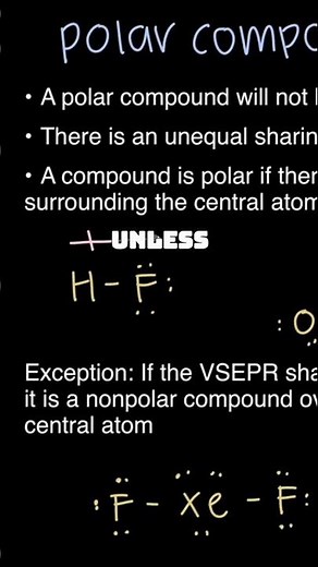 Mastering Molecular Polarity: Quick Tips! #shorts