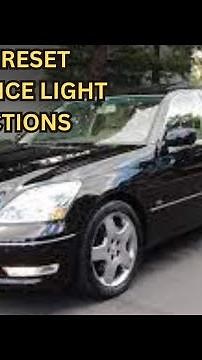 LEXUS LS430 MAINTENANCE Light Reset EASY MrSettin007
