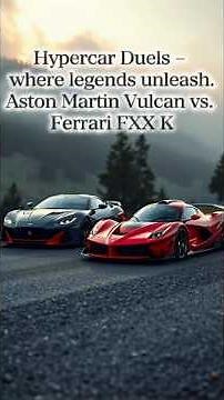 Hypercar Duels – Aston Martin Vulcan vs. Ferrari FXX K