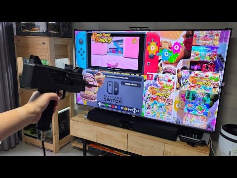 Bang! Bang! Bandits (Nintendo Switch) | lightgun test (Gun4IR HOD4 Uzi gun mod)