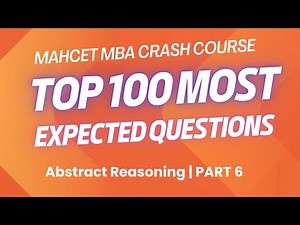 100 Most Expected MAHCET AR Questions CET 2023 Preparation Part 6 CET Abstract Reasoning
