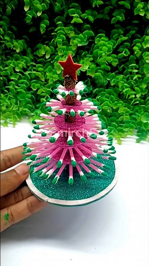 31K views · 151 reactions | Christmas Tree Making Witn Cotton Buds #trees #Christmas #reels | SmirchS | Facebook