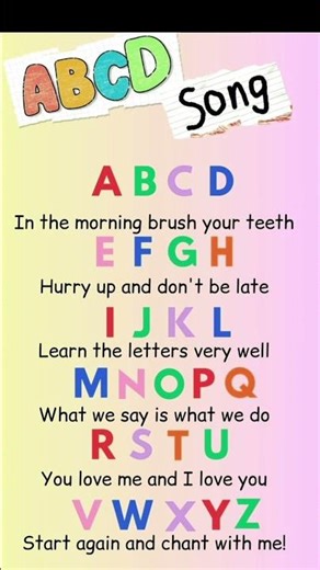ABCD In the Morning Brush your Teeth I Abcd Song I Abcd Rhymes I Abcd Nursery Rhymes I Abcd chant