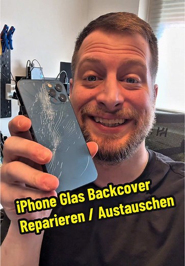 iPhone Glas Backcover austauschen🤯 #iphone #apple #iphone12pro #backcover #glass #repair #iphonerepair #smartphone #handy #hilfe #tutorial