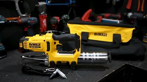 The DCGG581N-XE DeWalt 18V XR 2-Speed Grease Gun Kit is perfect to use for a variety of lube maintenance applications ranging from Automotive, Factory, Heavy Equipment & Agricultural applications. These grease guns provide up to 10,000PSI Max Pressure and have a 1.2m long hose which provide greater accessibility around machinery. Skin https://sydneytools.com.au/product/dewalt-dcgg581nxe-18v-xr-liion-cordless-2speed-grease-gun-skin-only Combo Kit https://sydneytools.com.au/product/dewalt-dcgg581p