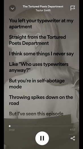 TTPD- full lyrics #thetorturedpoetsdepartment #spofity #foryoupage #foryou #tiktok #ttpd #fypシ #swifttok #taylorswift #fulllyrics @Taylor Swift @Taylor Nation