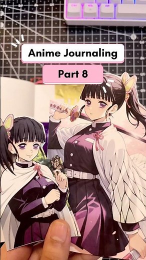 Anime Journaling Day 8: Experimenting with Color and Detail 🎉