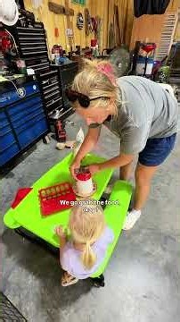 Today’s lesson: how to clean out the chicken brooder