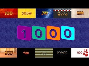Colorful 3D Numbers 1 to 1000 | 100 Colorful Fonts | 1-1000 | 6 min | Handmade Numbers [650]