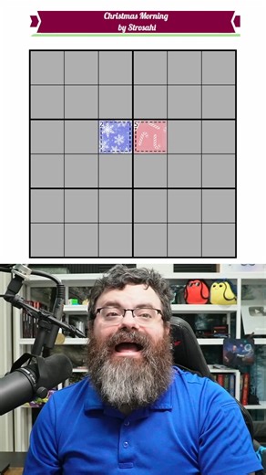 Sudoku Adventure 1043 "Christmas Morning" by Strosahl Solve here: https://sudokupad.app/adventure/1043-cm Tracking Sheet (All 1000 puzzles): https://docs.google.com/spreadsheets/d/1y4BYBEuXbzReb_tx3bTUdKwynL2JveL3ob55g6c-D-Y/edit?usp=sharing #Sudoku #puzzle #sudokuadventure | Rangsk Puzzles