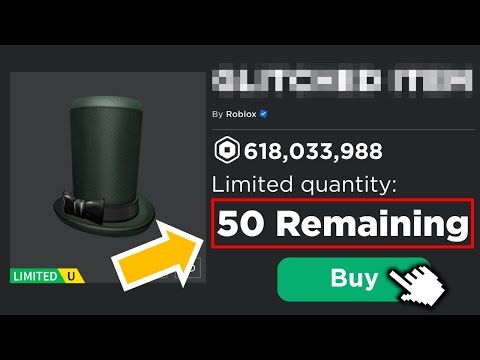 There Are ONLY 50 Copies Left Of This Roblox HAT...