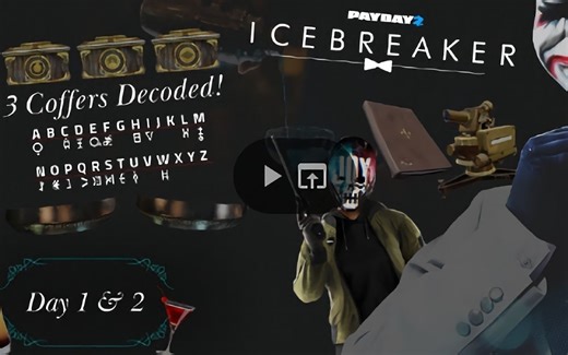 【Payday2剧情解析/第五期】秘宝内容大揭秘！噢，还有JOY...（打破僵局/破冰者Day1&Day2）