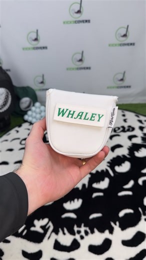 Augusta vibes, but make it custom. ⛳️ Our Masters-style name tape putter covers are built to bring that iconic tournament look to your bag. Add your name, nickname or whatever phrase you want printed across the tape. No minimums. One-of-one if you want it. Because every golfer deserves their own major moment. #masters #augusta #headcovers