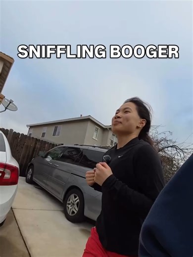 No booger was lost in the making of this video #wlw #couple #funny #run