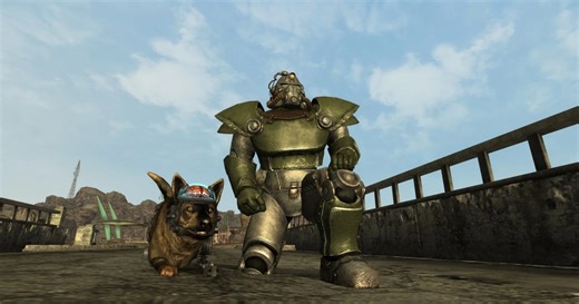 Fallout New Vegas now has sneaky dogs thanks to a mod, so you and your pooch can patiently pad past predators