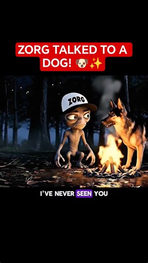 Alien Zorg Talks to a DOG for the First Time! 🐶🔥 (Part 6)#shorts