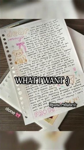 AM SO OBSESSED WITH HAND MADE LETTER/ long paragraph ✨🎀