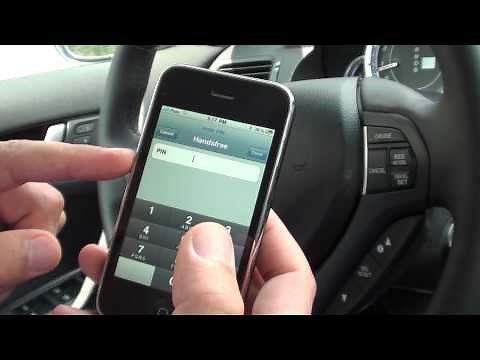 Acura TSX Bluetooth Tutuorial.