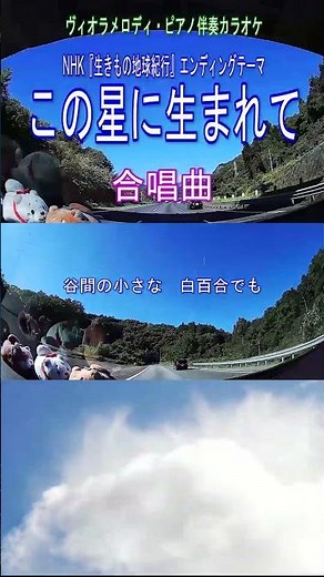 この星に生まれて／杉本竜一 NHK『生きもの地球紀行』エンディングテーマ ショートカラオケ60秒 #shorts